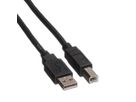 Roline USB 2.0 Kabel, A-B black (3.0 m)