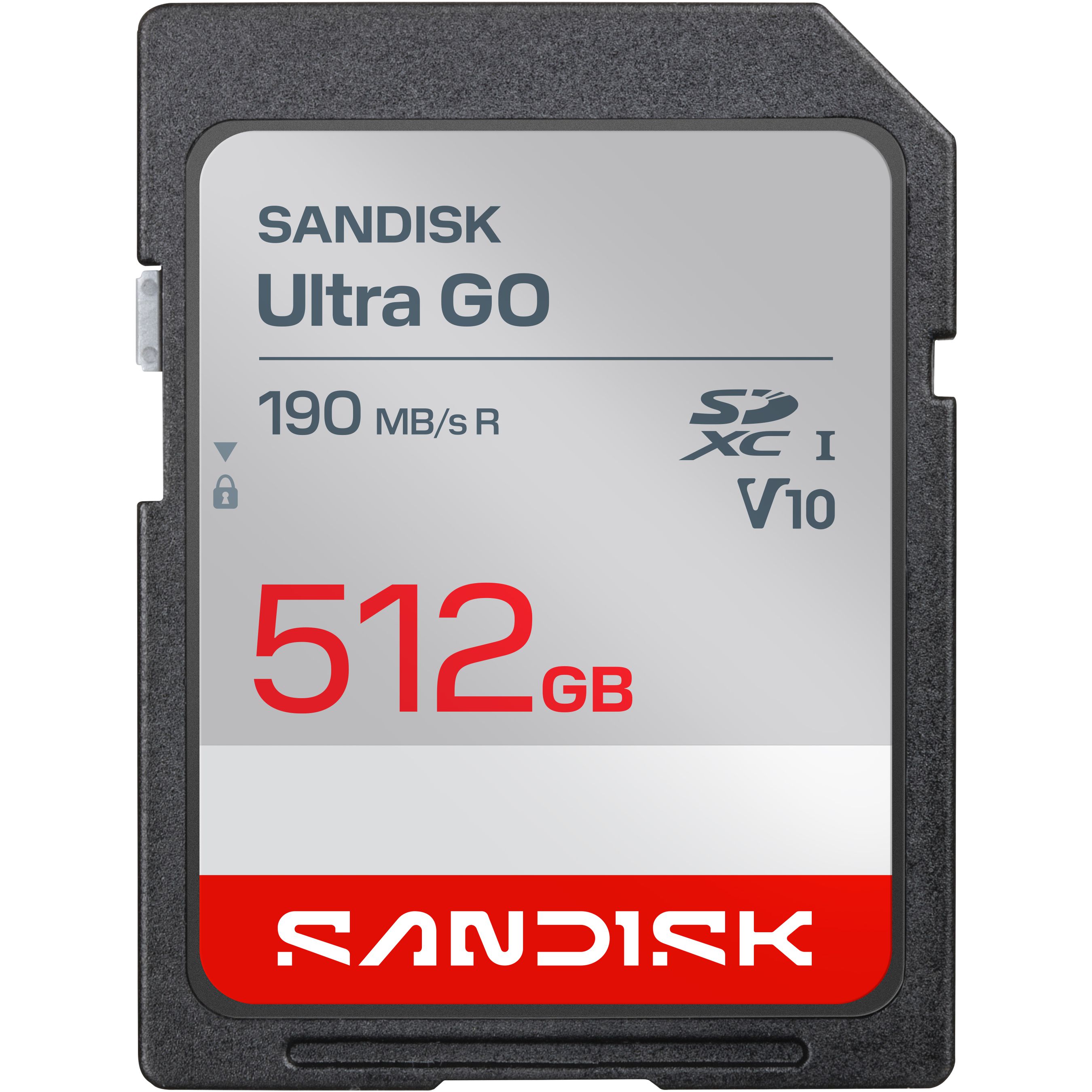 SANDISK Ultra GO SDXC 190MB/s 512GB