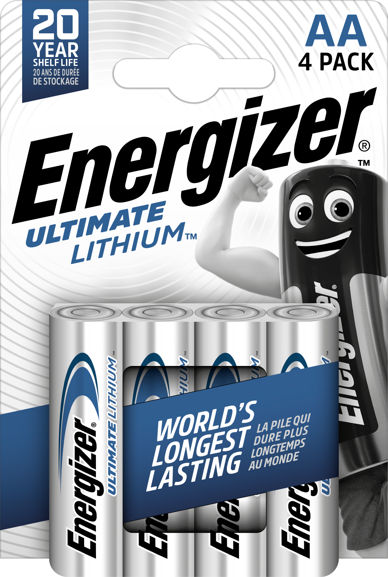 Energizer AA/L91 Ultimate Lithium 4-Pack
