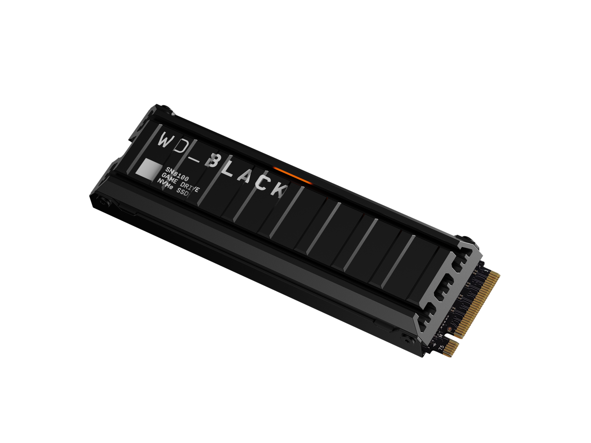 WD BLACK SN8100 SSD 2TB Heatsink