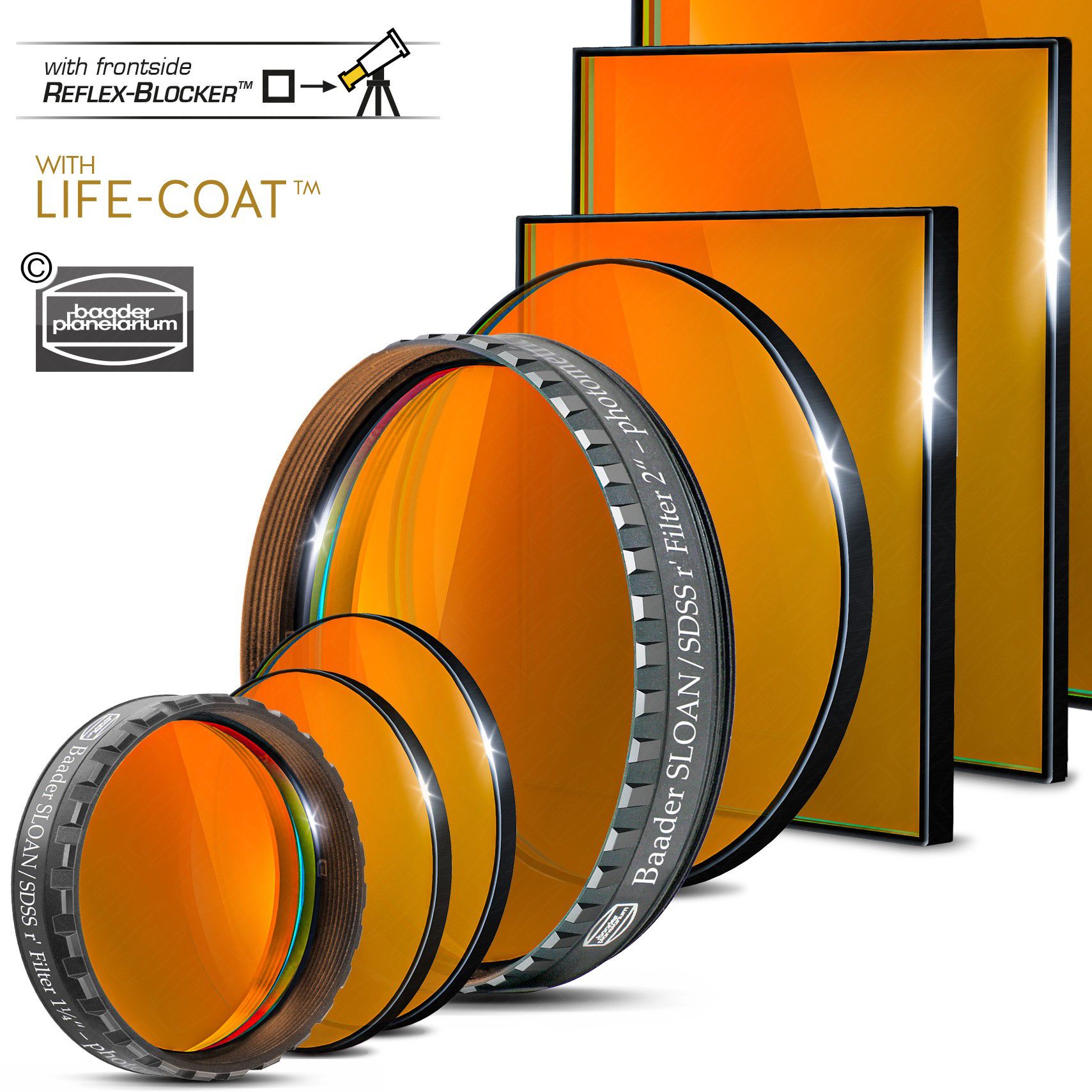 Baader SLOAN/SDSS r' Filter 65x65mm