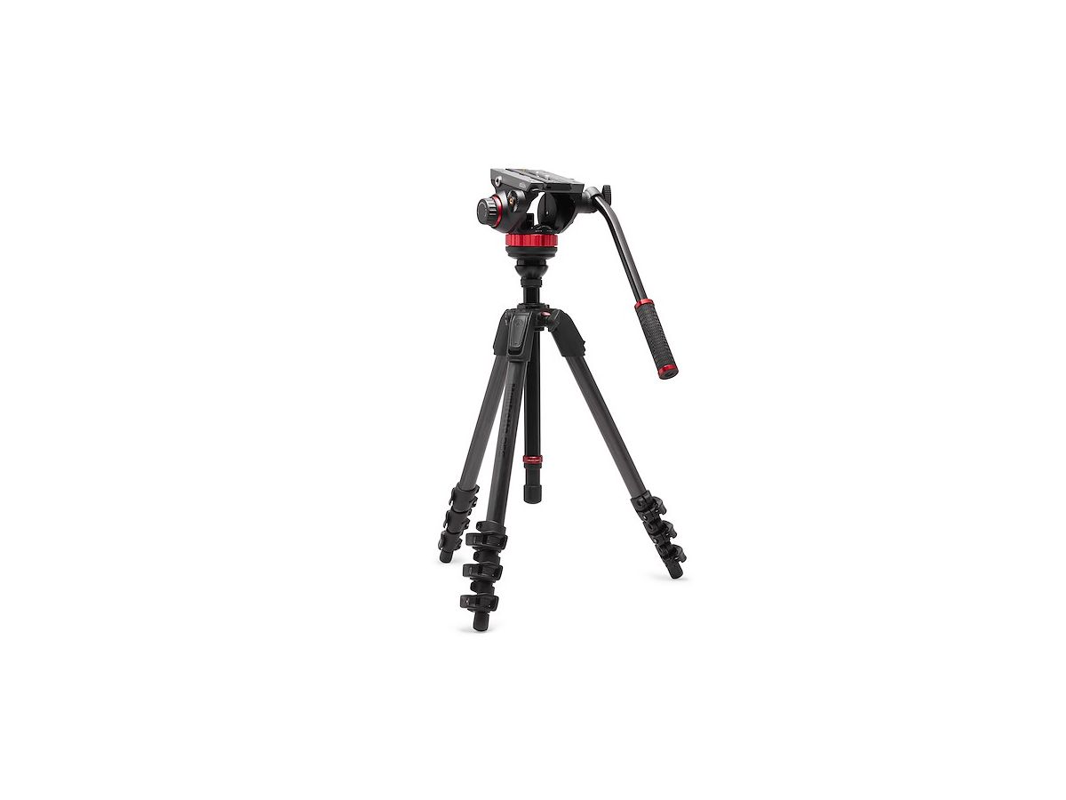 Manfrotto 502 Head w/055 Carbon Tripod