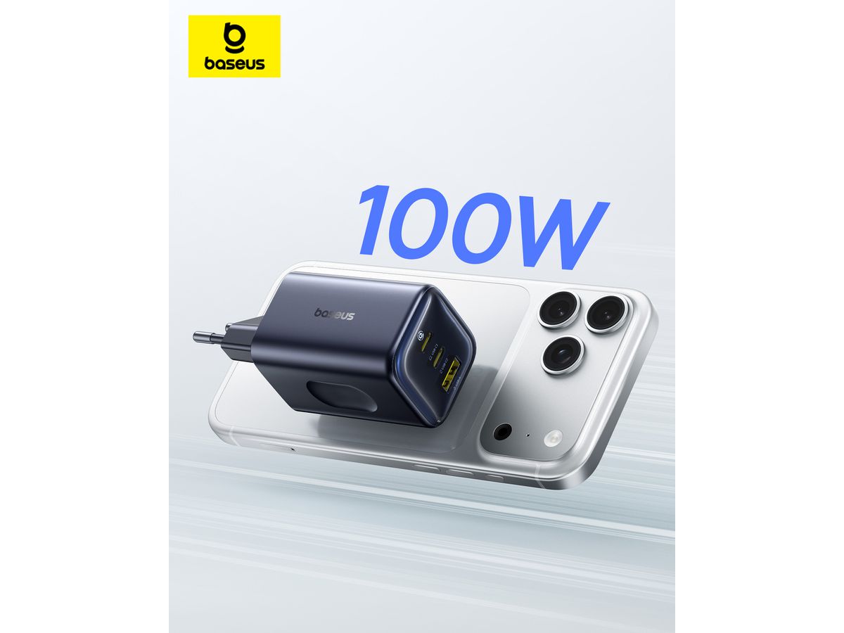 Baseus PicoGo Fastcharger 2C+U 100W Bl.