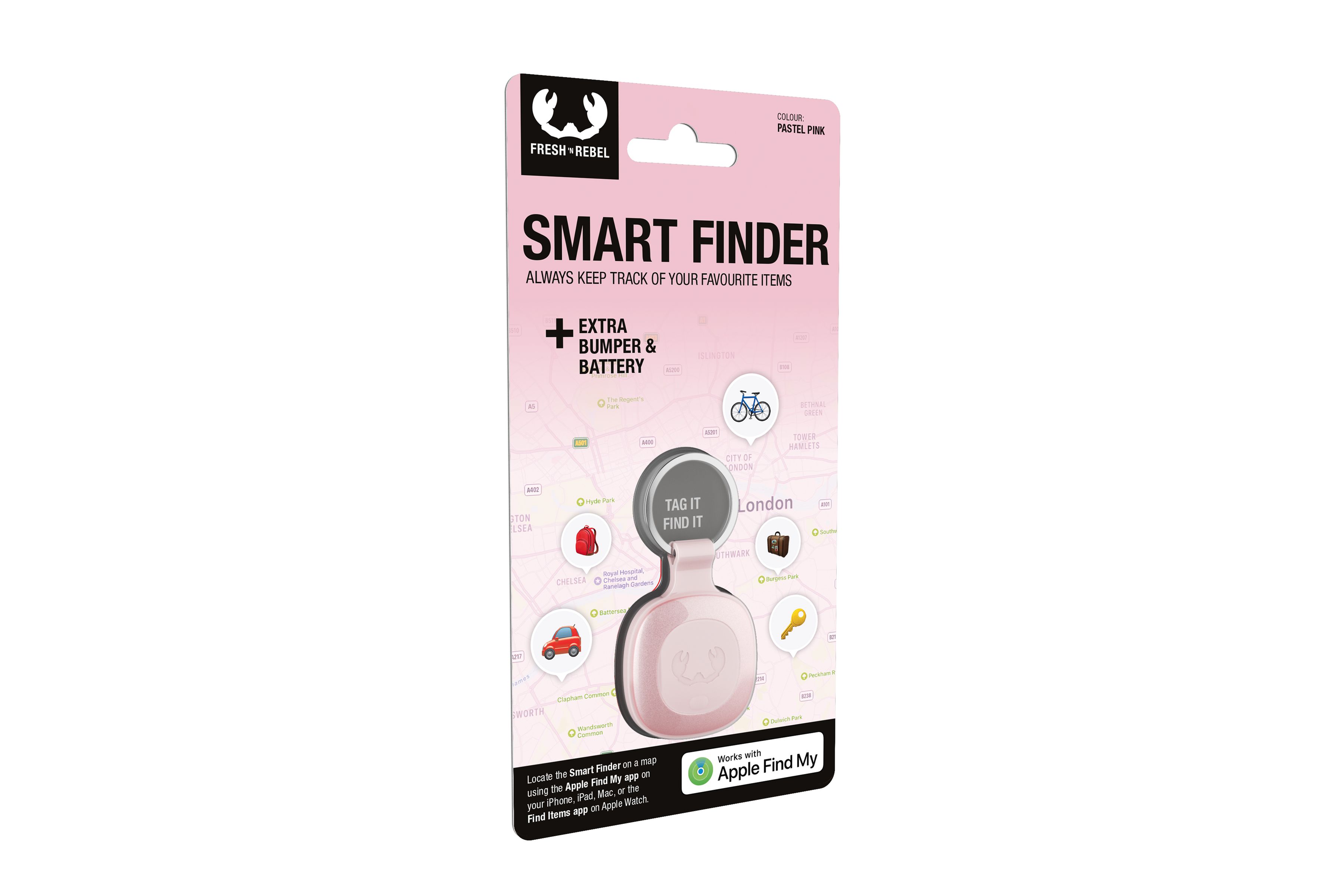 Fresh 'n Rebel Smart Finder Pastel Pink
