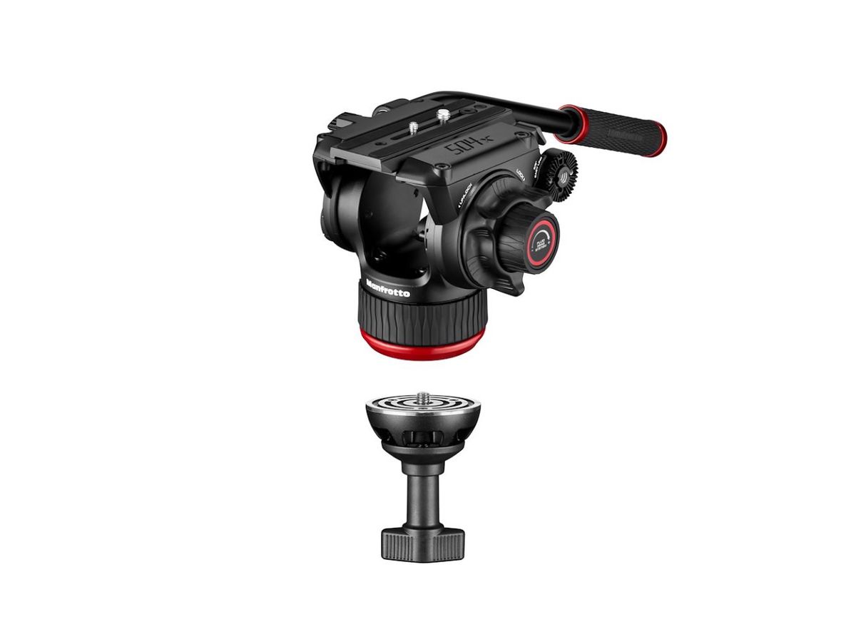 Manfrotto 504X Head w/Twin Leg Carbon GS
