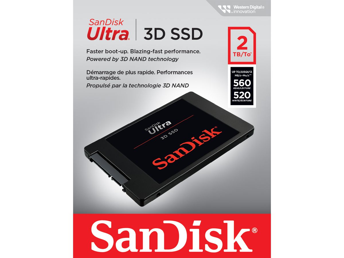 SanDisk Ultra 2.5' SATA SSD 2TB