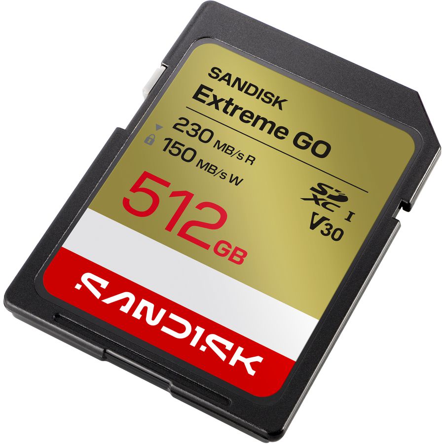 SANDISK Extreme GO 230MB/s SDXC 512GB