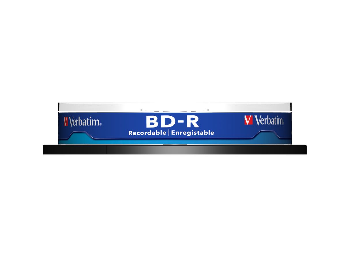 Verbatim BD-R Spindle 25GB 6x 10 Pack