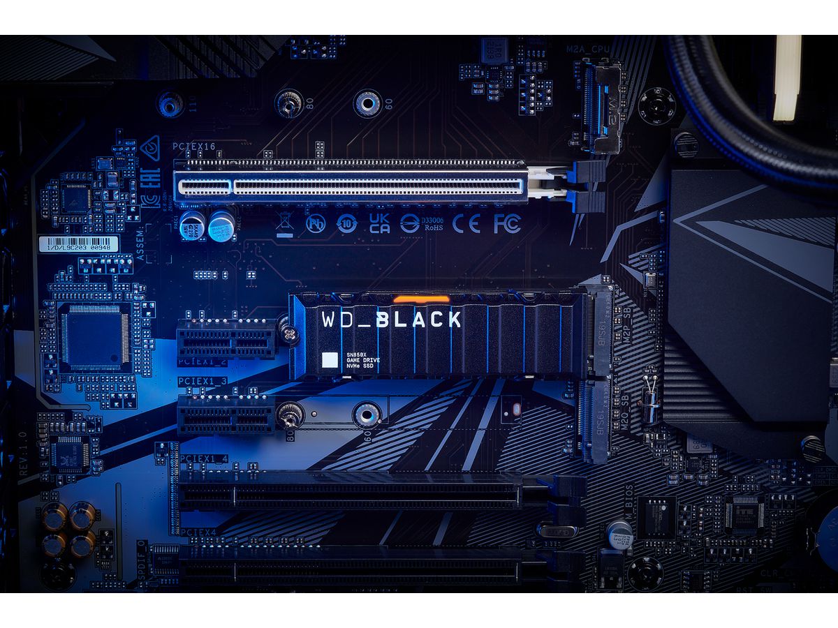 WD BLACK SN850X 1TB Heatsink