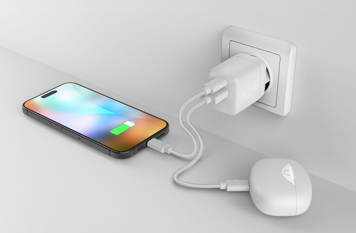 Fresh 'n Rebel Wall Charger Ice Grey 30W