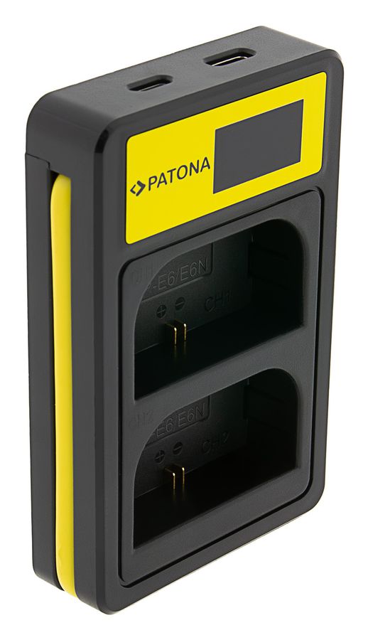 Patona Smart Dual Ladegerät Canon LP-E6