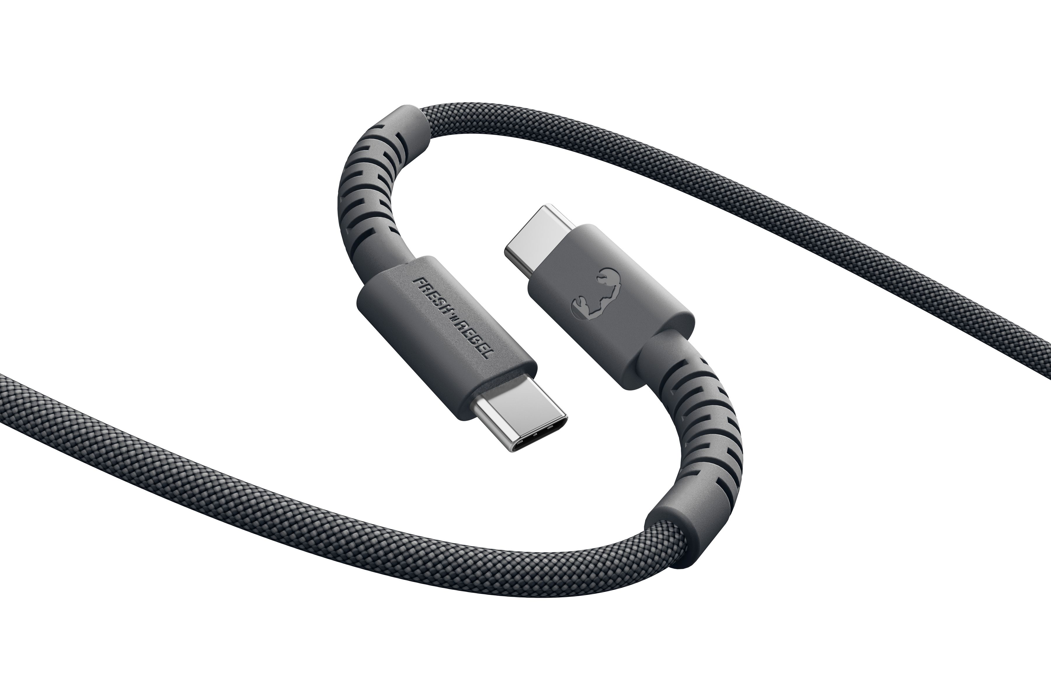 Fresh 'n Rebel USB-C to USB-C 70cm Grey