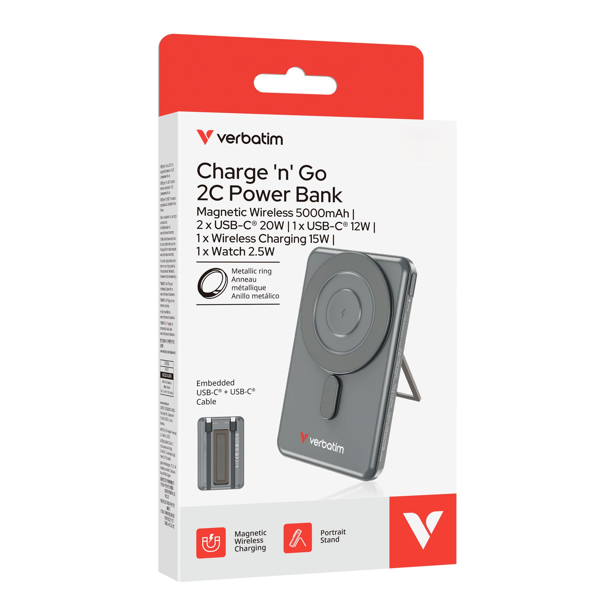 Verbatim Charge n Go Powerbank 5000 mAh
