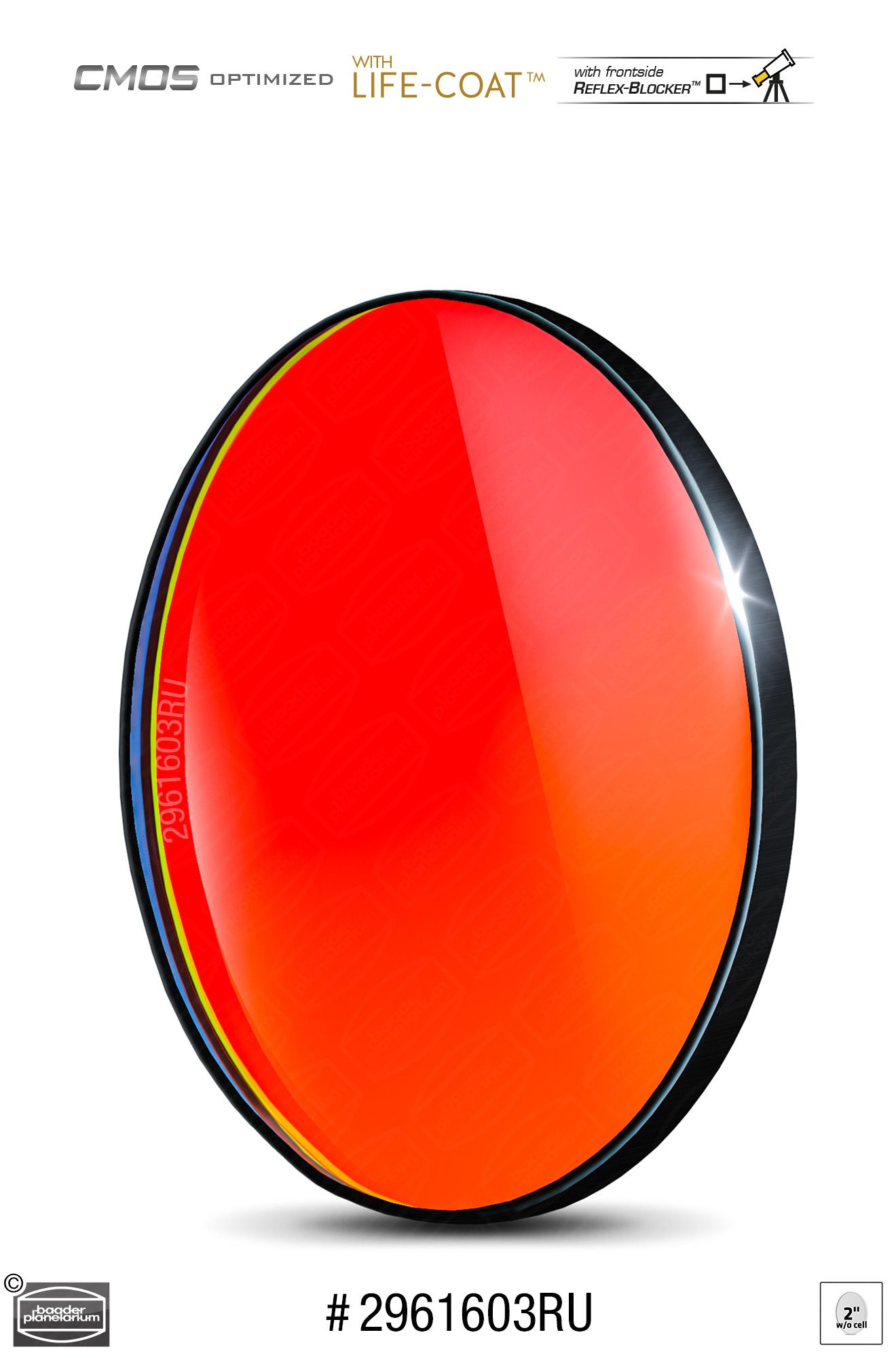 Baader RGB-R 2" Filter ungefasst