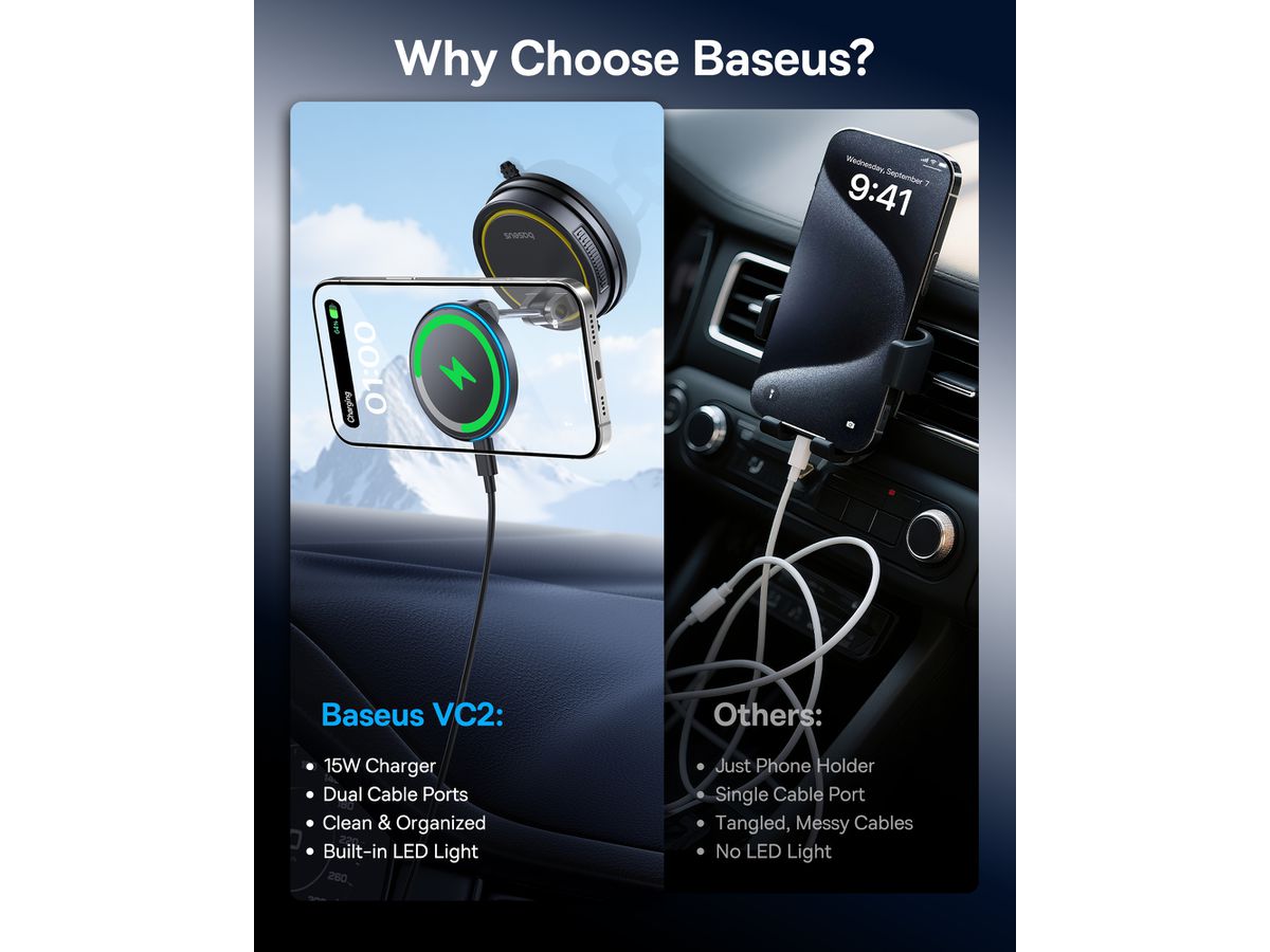 Baseus PrimeTrip VC2 FlexPro charg.Mount