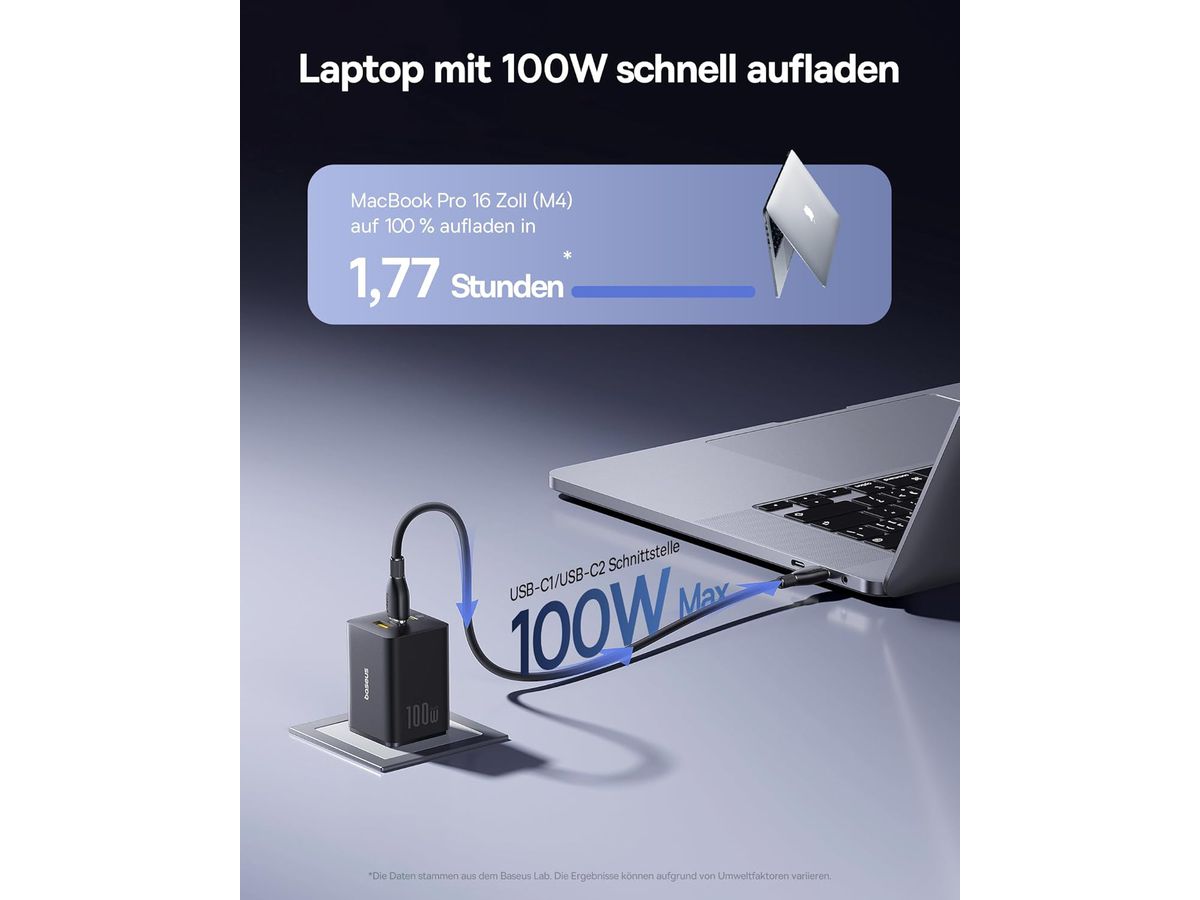 Baseus EnerFill Fastcharger 2C+U 100W