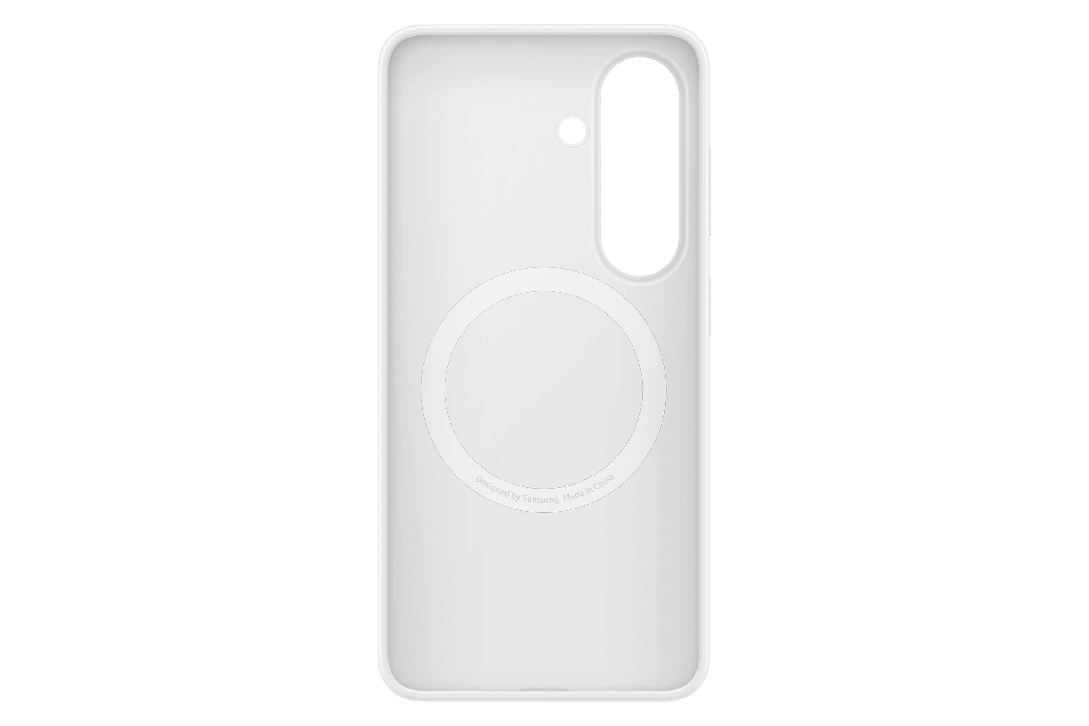 Samsung S26 Silicone Magnet Case White