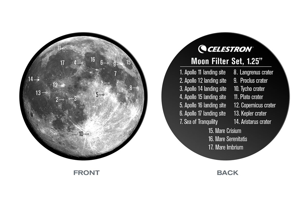 Celestron Mondfilter-Kit 4 St. 1.25"