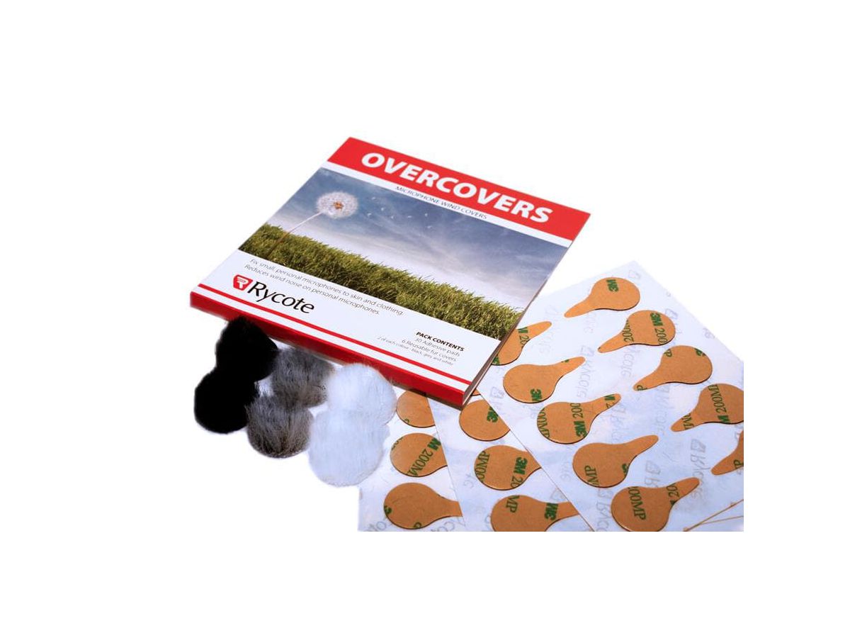 Rycote O-Cover 30x Stickies / 6x White