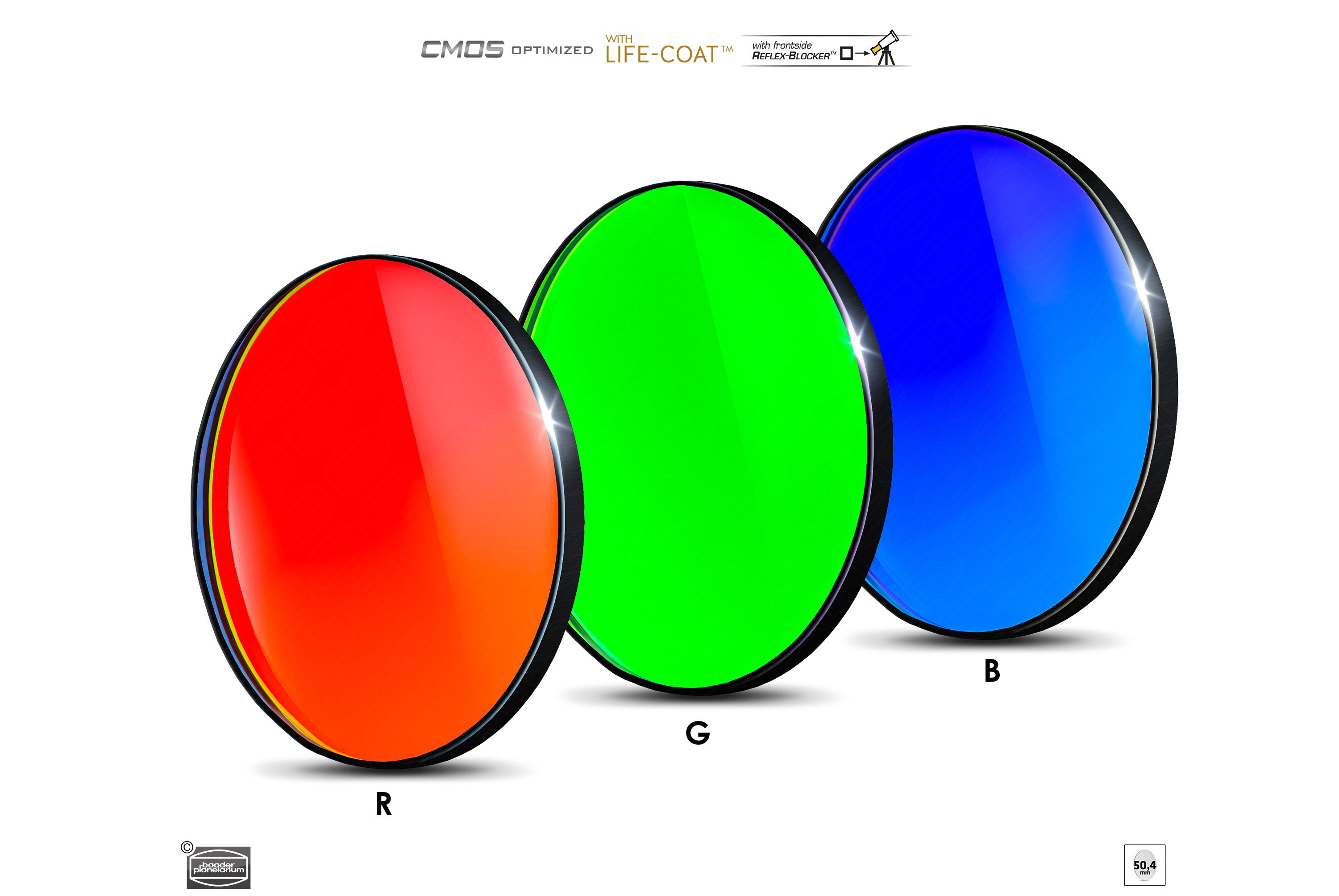 Baader RGB 50.4mm Filtersatz