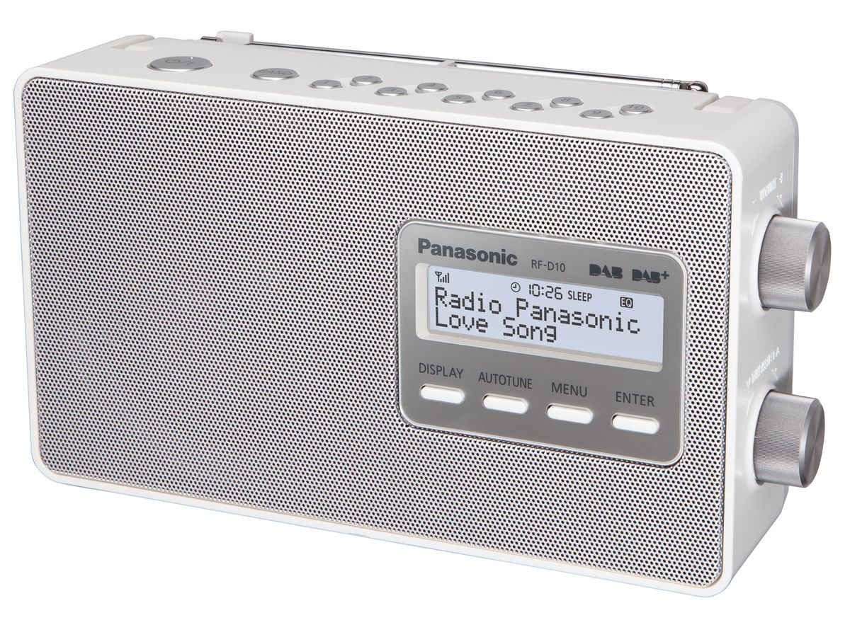 Panasonic DAB+ Radio portable D10 White