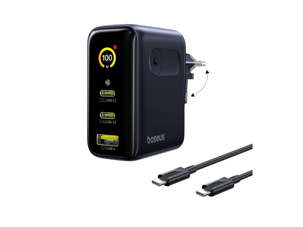 Baseus PicoGo Display Fastcharg.100W Bl.