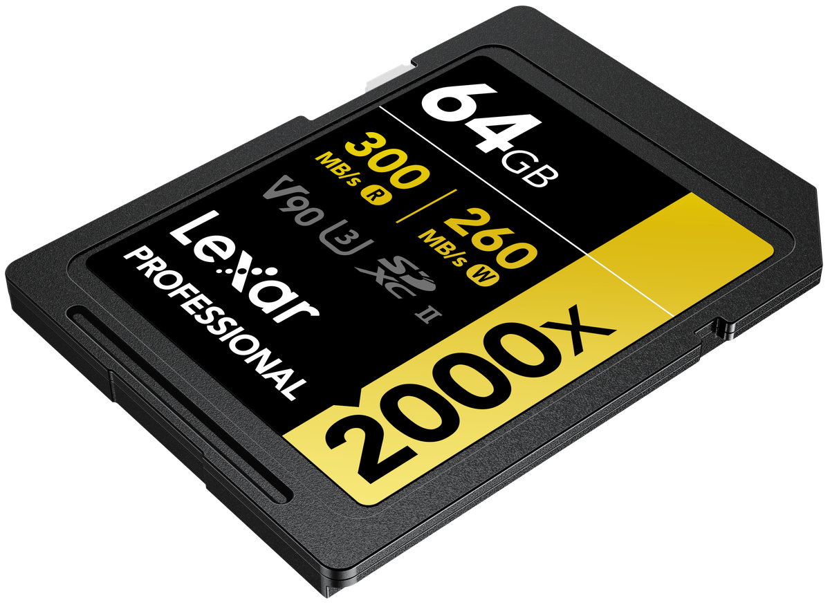 Lexar 2000x UHS-II SDXC 64GB Gold