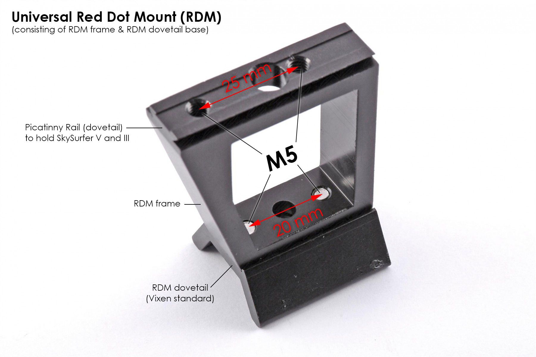 Baader uni Halterung z.Leuchtpunktsucher