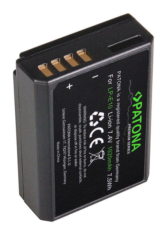Patona Premium Akku Canon LP-E10
