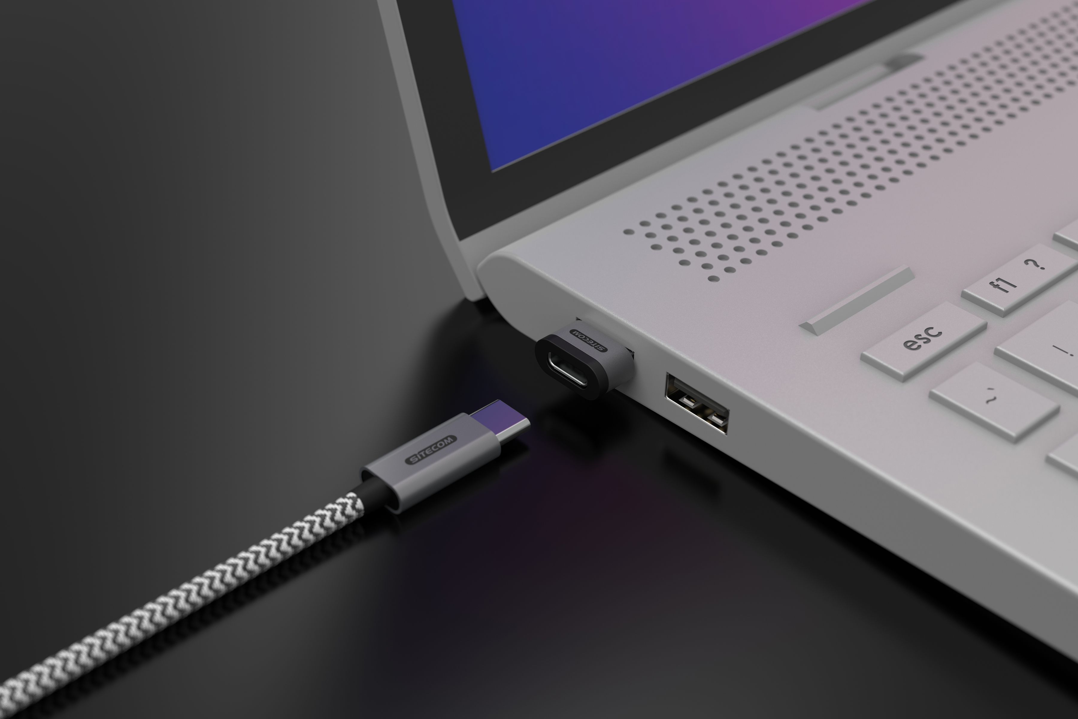Sitecom USB-A to USB-C Nano Adapter