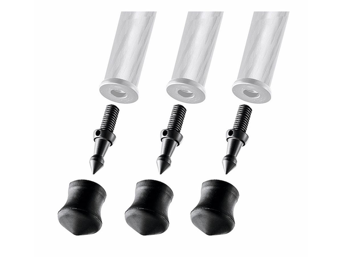 Gitzo Pointes/pied en caoutchouc 30mm