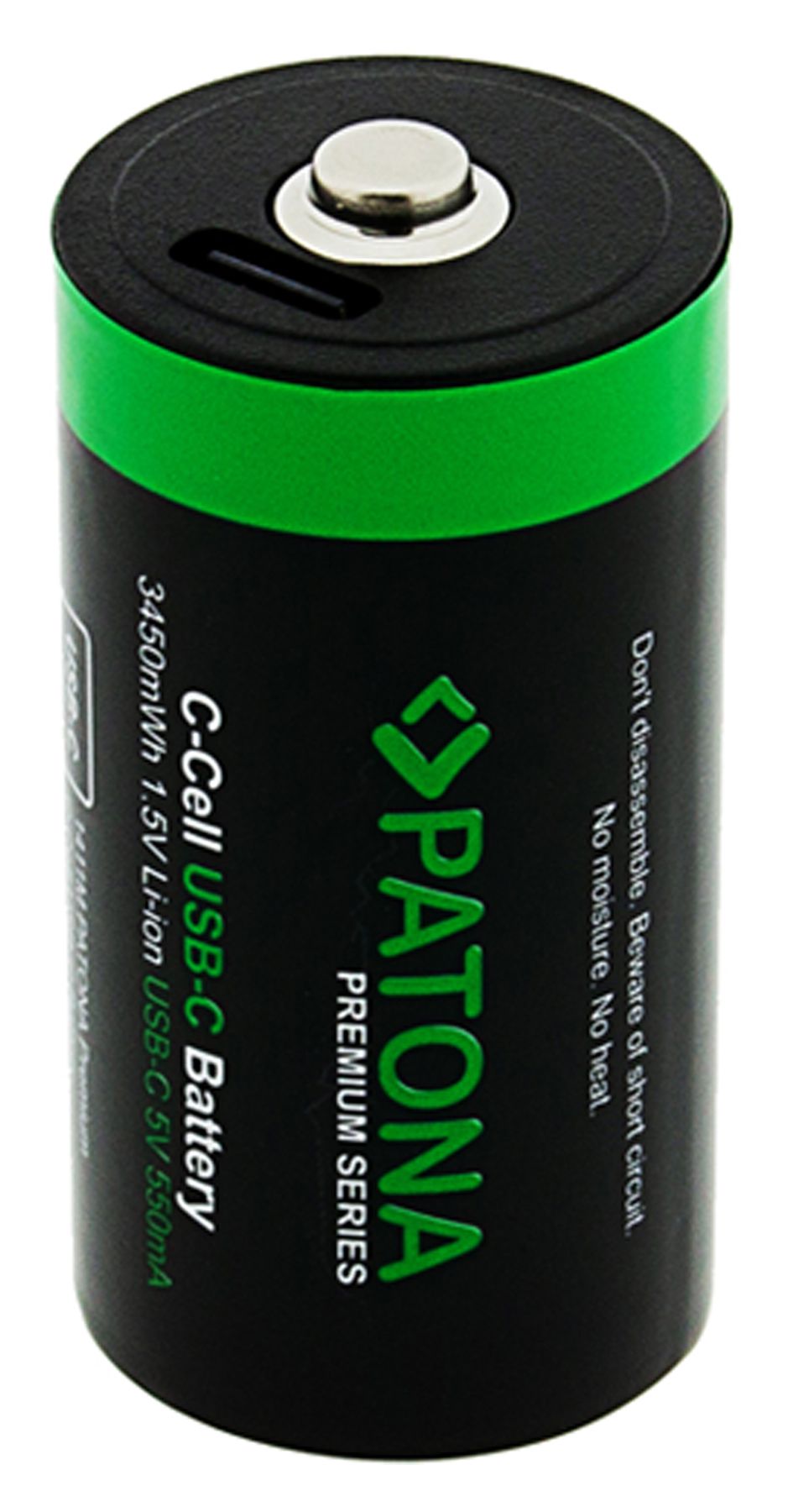 Patona Premium Akku 2x LR14 USB-C