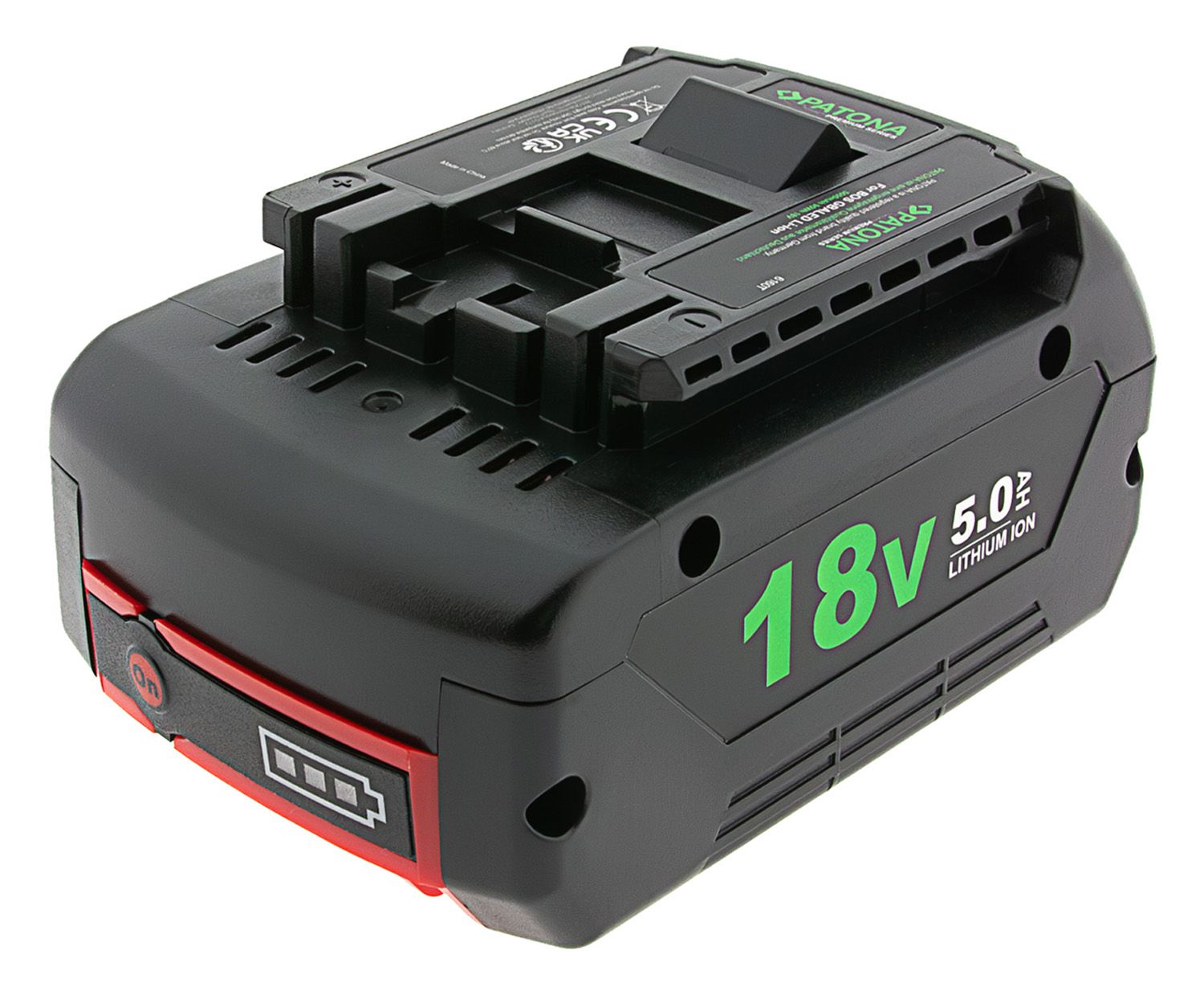 Patona Akku Bosch GBA 18V 5.0Ah LED