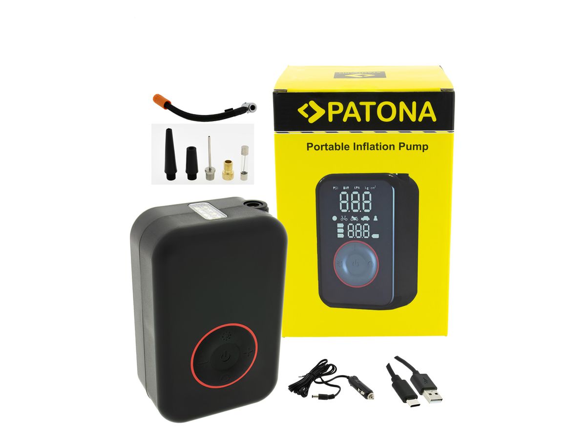 Patona Powerbank elektronische Luftpumpe