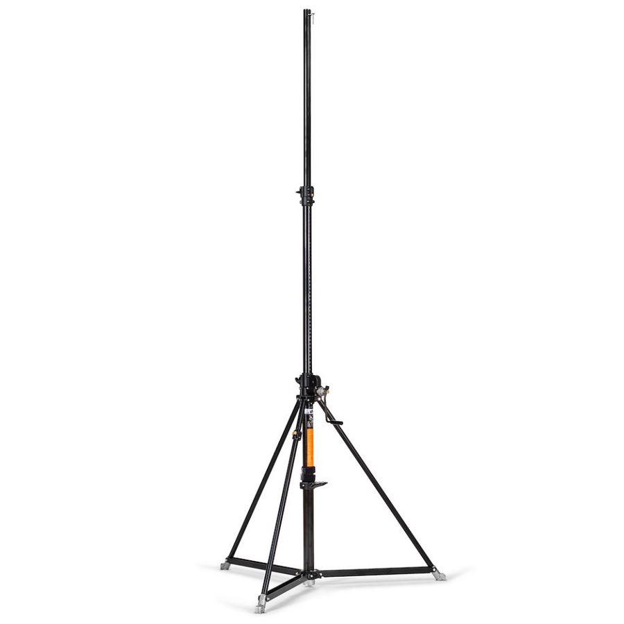 Manfrotto Super Wind Up Stand Steel Blk