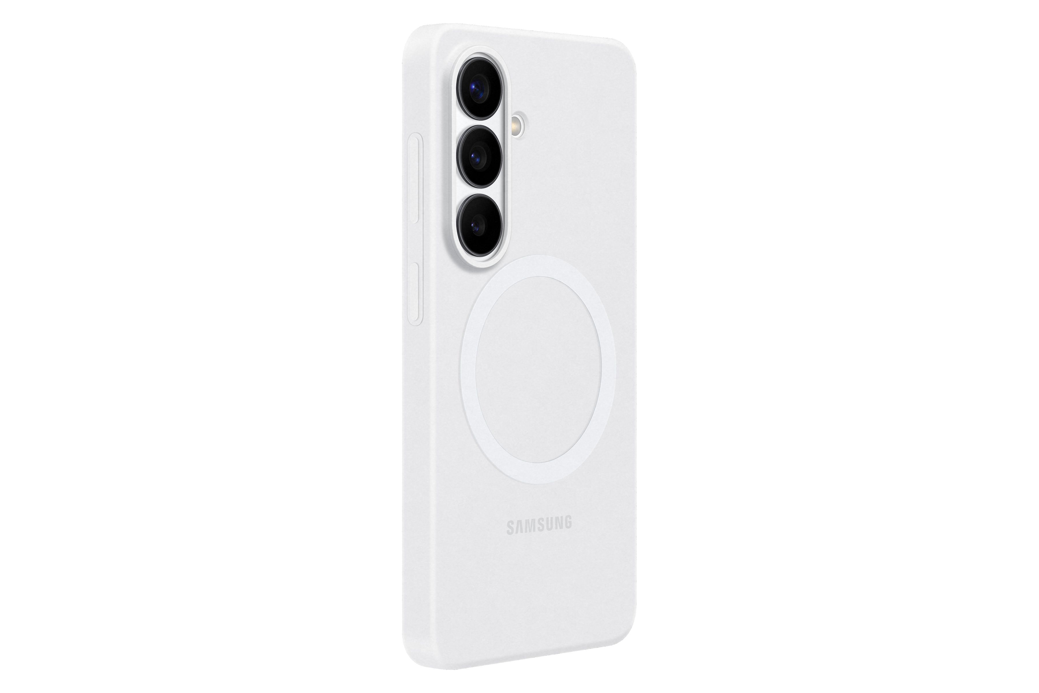 Samsung S26 Silicone Magnet Case White