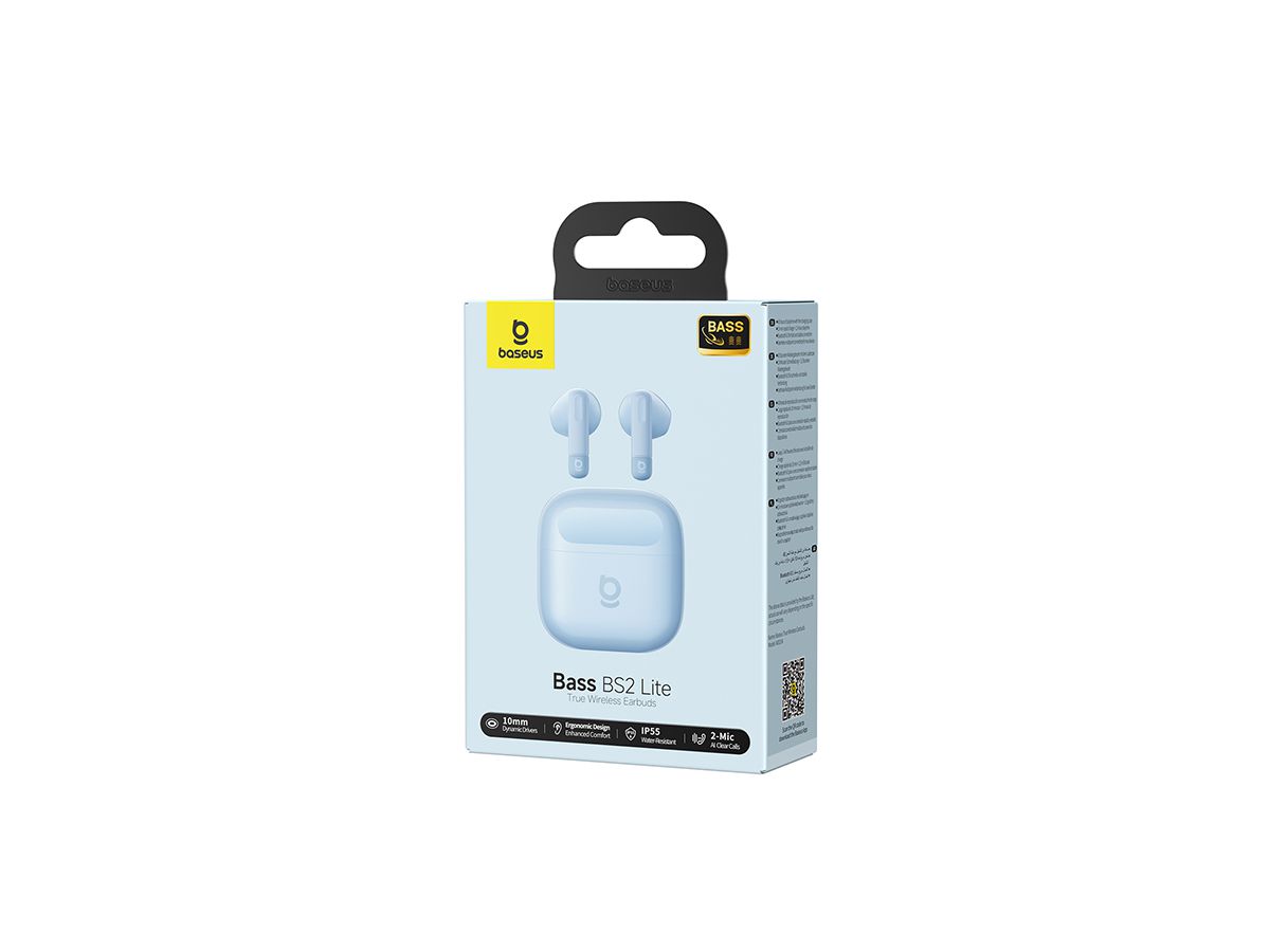 Baseus Bass BS2 Lite TWS Earbuds Blue