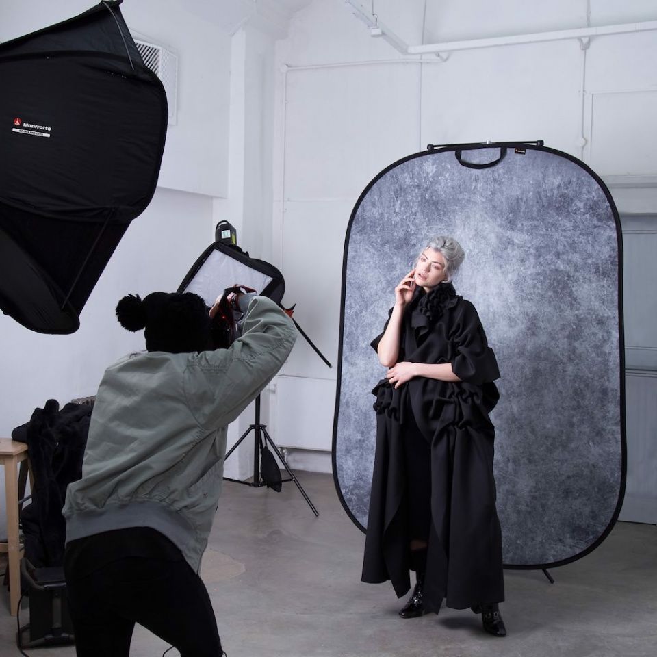 Manfrotto VintageColl 1.5x2.1m Smok/Conc