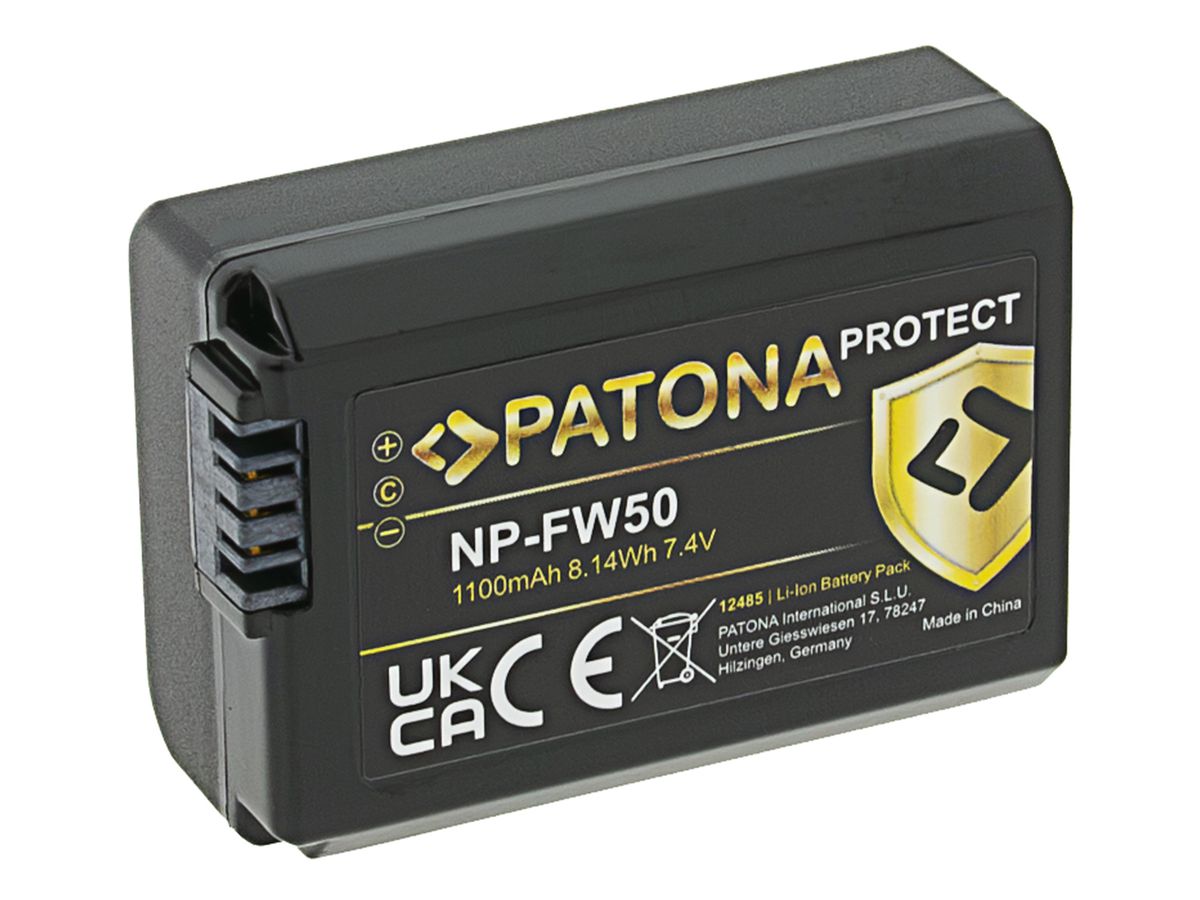 Patona Protect Batterie Sony NP-FW50