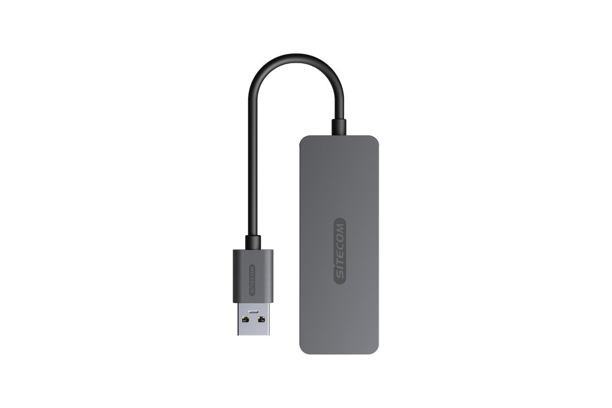 Sitecom USB-A to 2x USB-A + 2x USB-C Hub