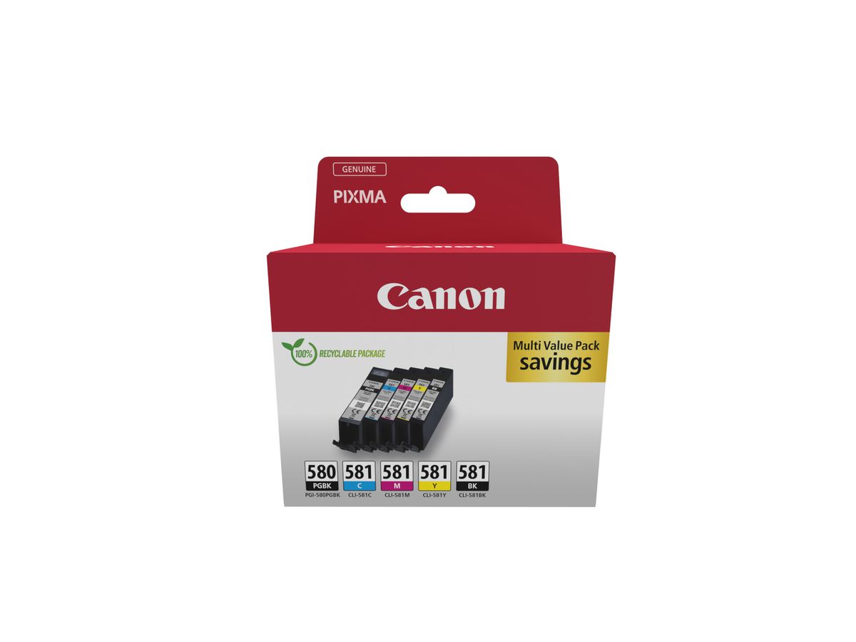 Canon PG-580BK + CLI-581 Multi Pack