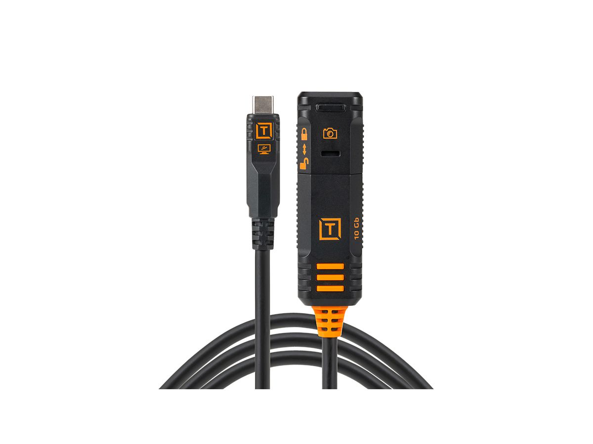 TetherPro 10G USB-C Ext Cable 4.8m Blk