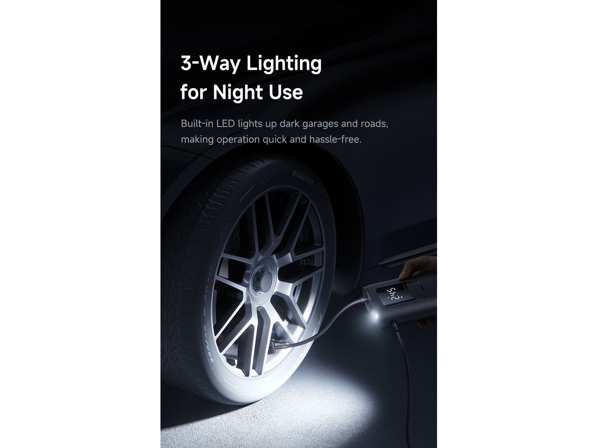 Baseus GoTrip VA1Pro Mini Wired Inflator