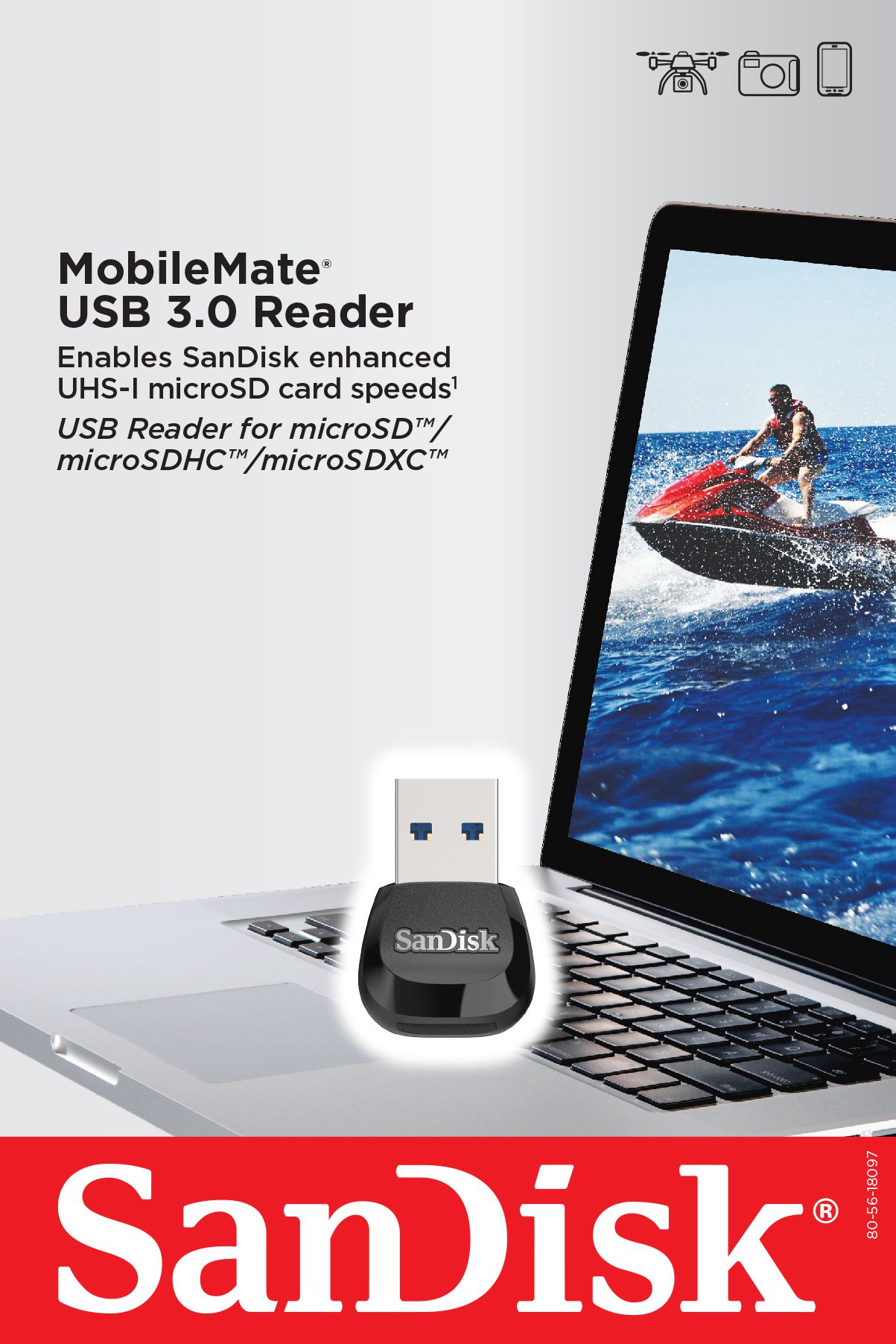 Sandisk Mobilemate microSD USB3.0 Reader