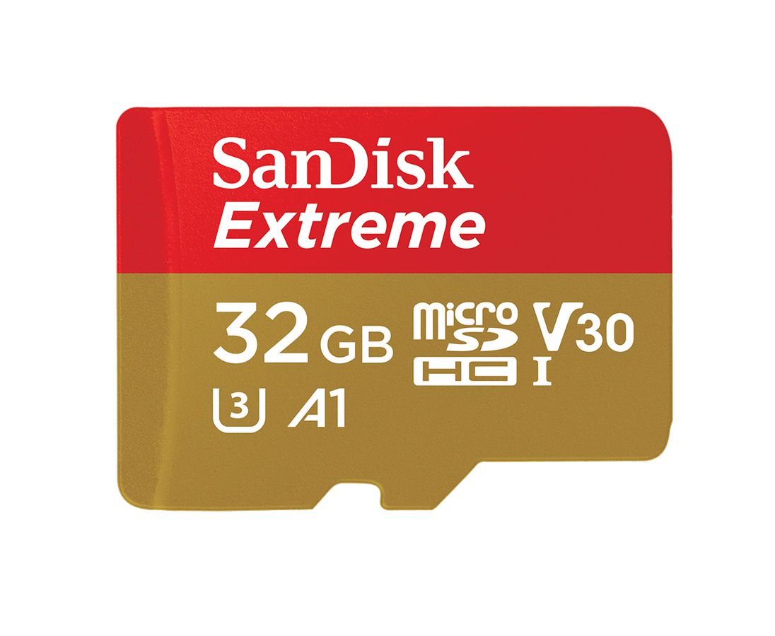SanDisk Extreme 100MB/s microSD 32GB Duo