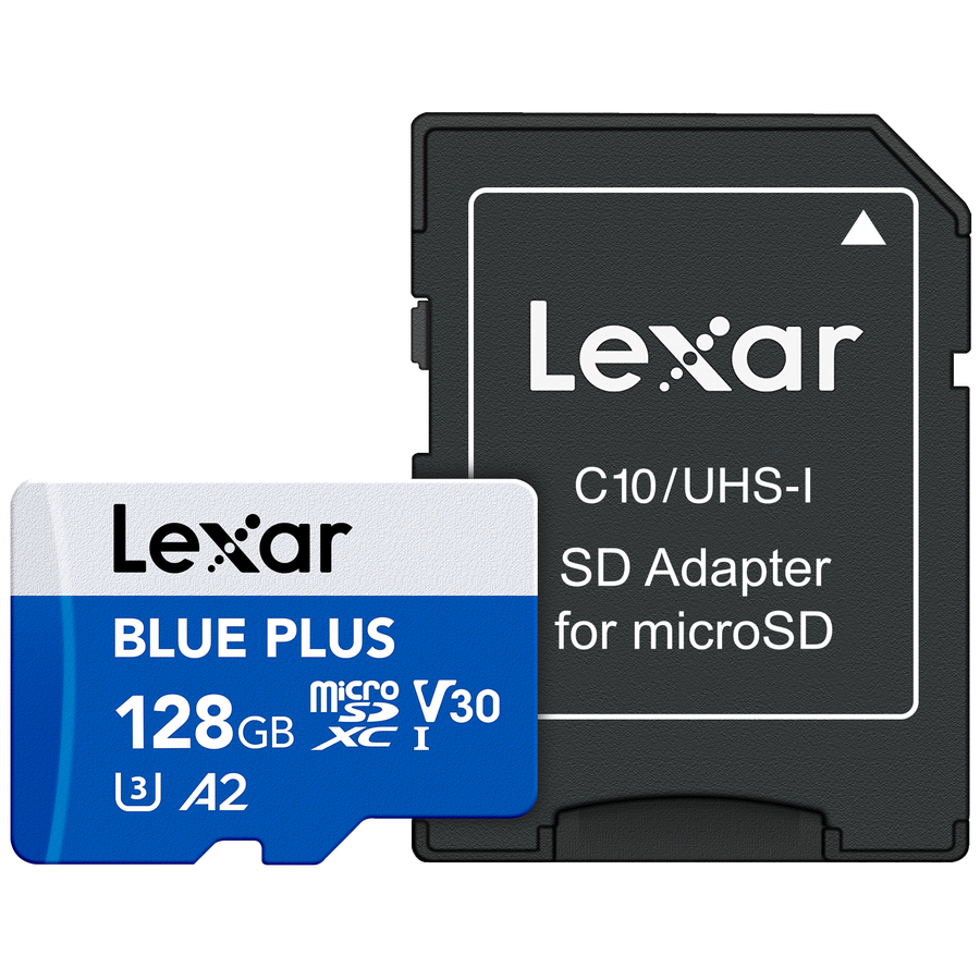 Lexar microSDXC 100MB/s Blue Plus 128GB