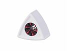 Rycote Single Triangular White Mic Flag