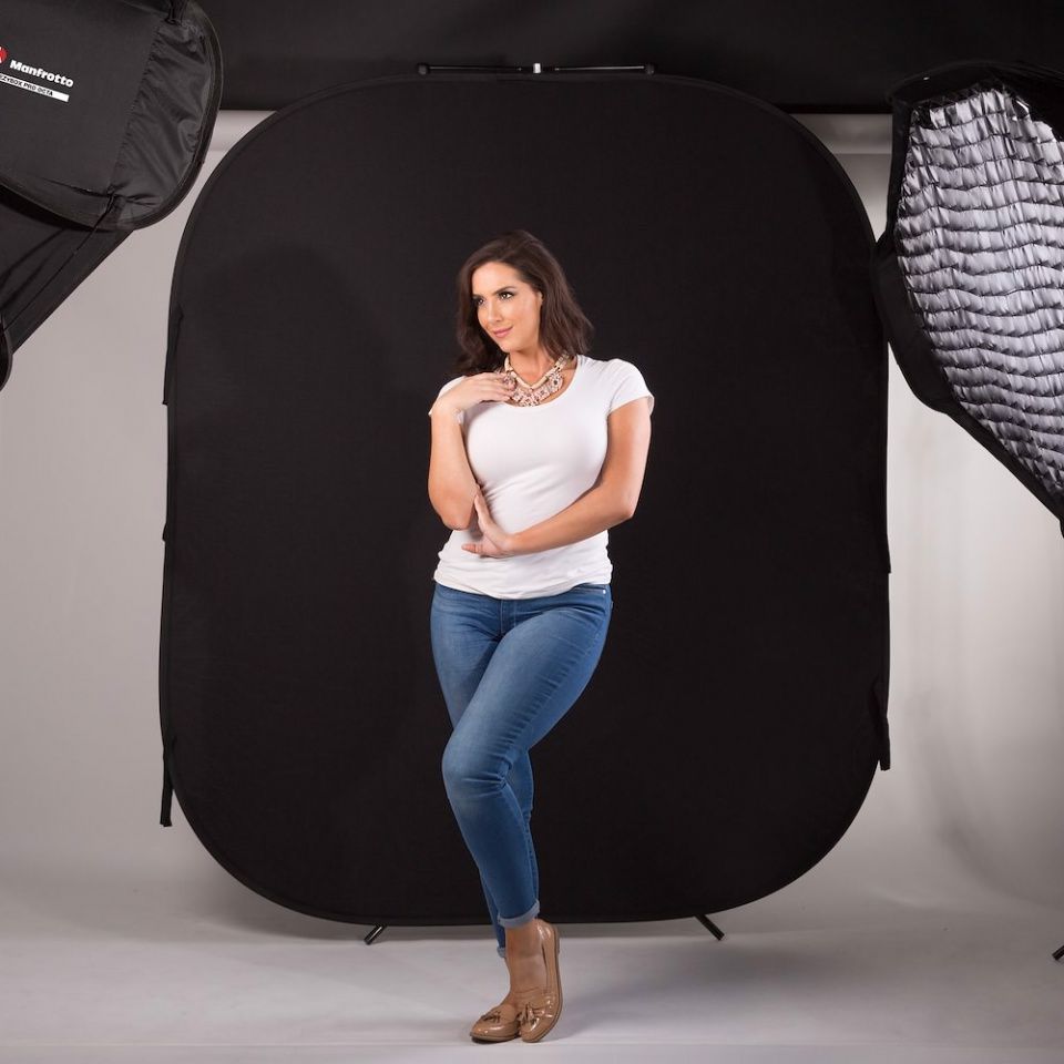 Manfrotto Collapsi 1.8 x 2.1m Blk/Wht