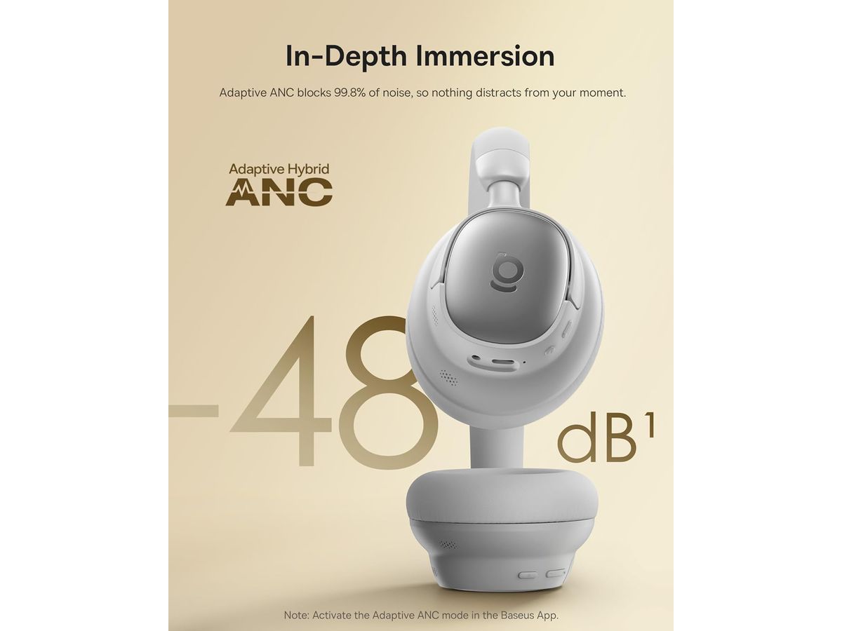 Baseus Bowie MH1 Wirel ANC Headphones Gr