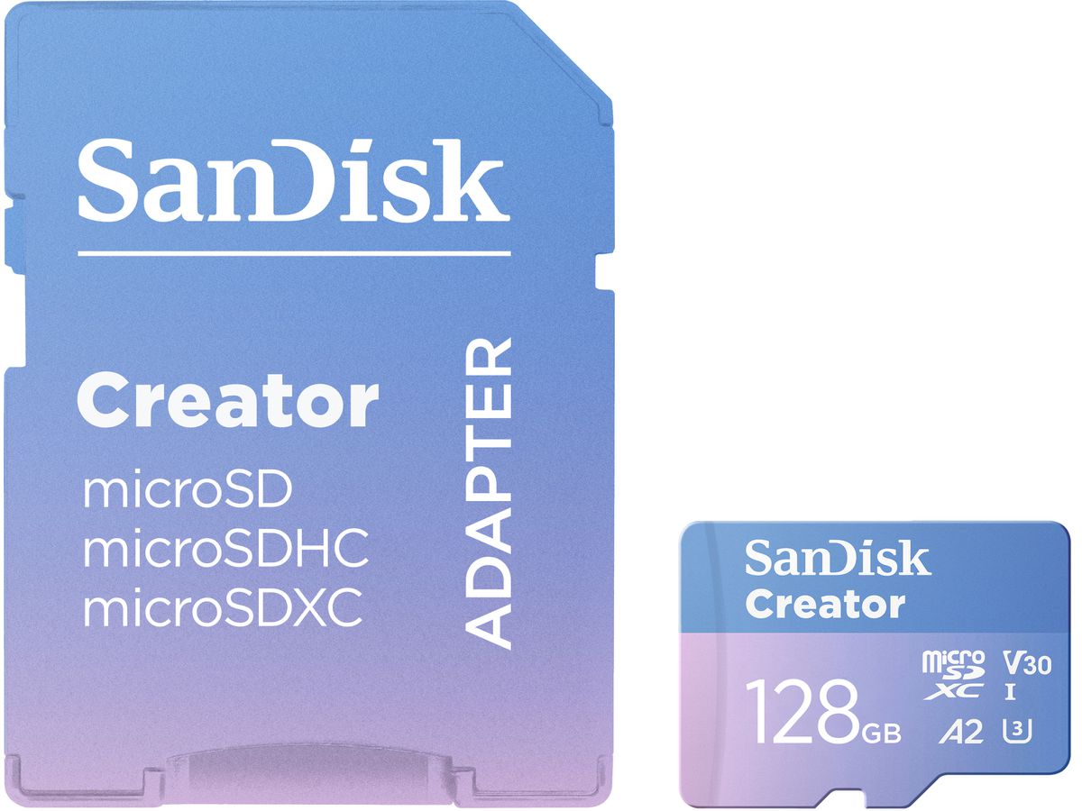SanDisk Creator 190MB/s microSDXC 128GB